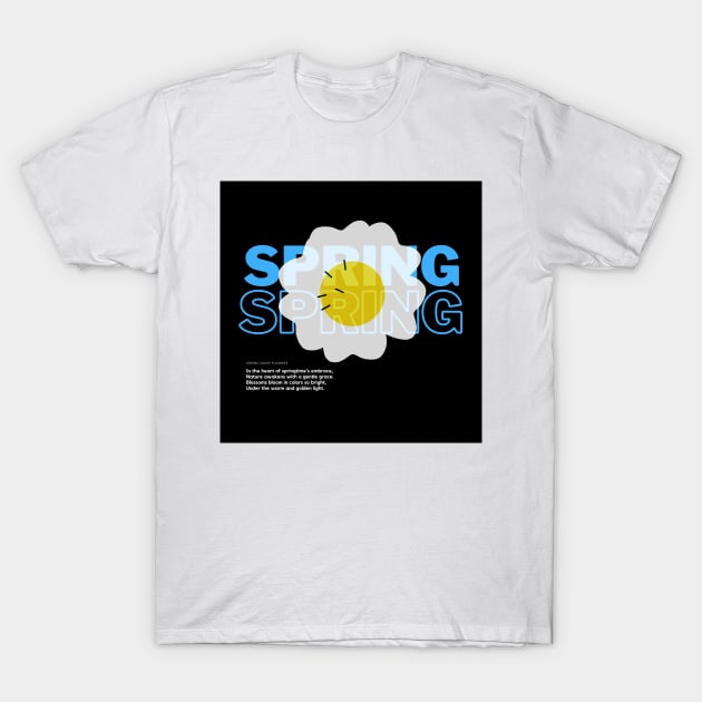 Daisy spring flowers T-Shirt by Moonsayfar 